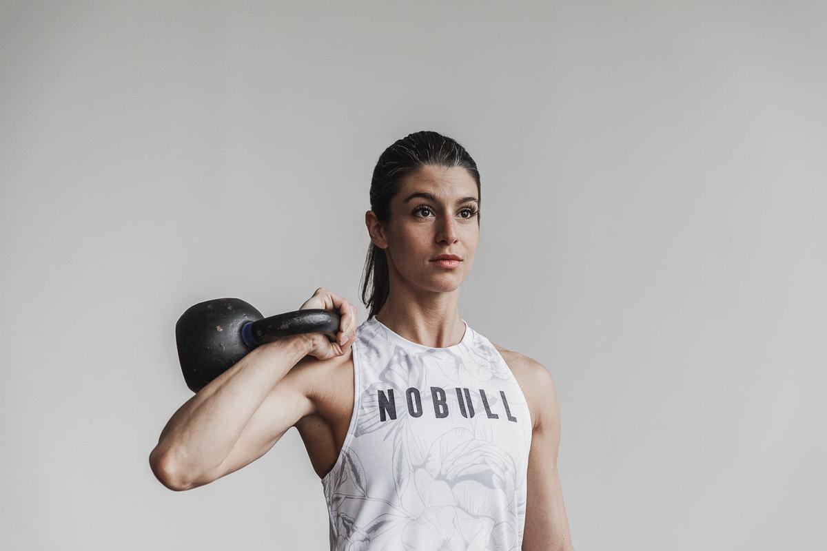 Nobull High-Neck Women\'s Tank Tops Grey | Australia (AN4589)